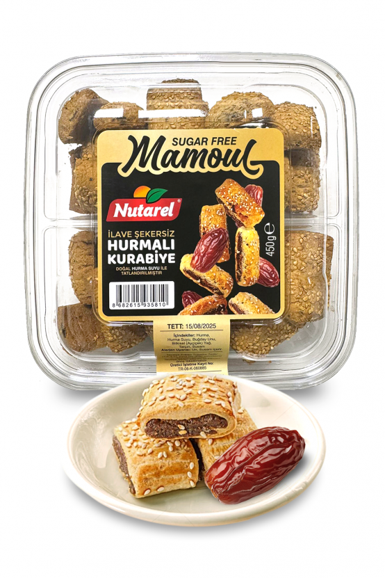 Hurmalı Kurabiye - Şeker İlavesiz Mamül 450 gr.